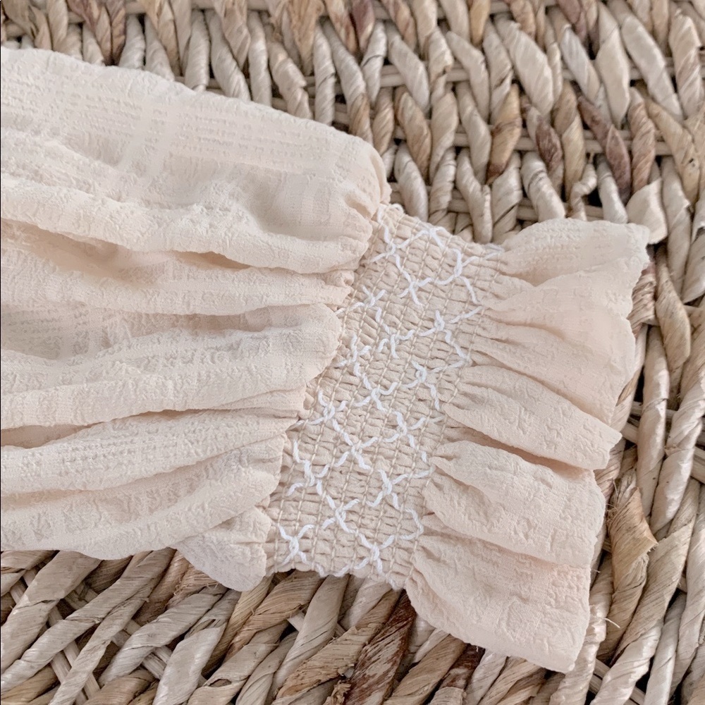 Mable Windsor Smocked Off the Shoulder Mini Dress - Picture 13 of 16